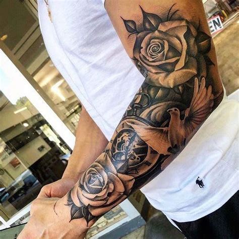 half sleeve arm|half tattoo sleeves for men.